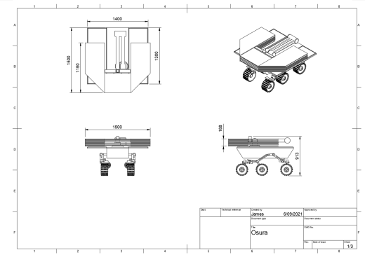 Osaura (NASA Lunar Torch)月球车3D数模图纸 STEP IGS格式缩略图